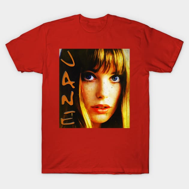 Jane Birkin//Vintage Potrait T-Shirt by CreatenewARTees